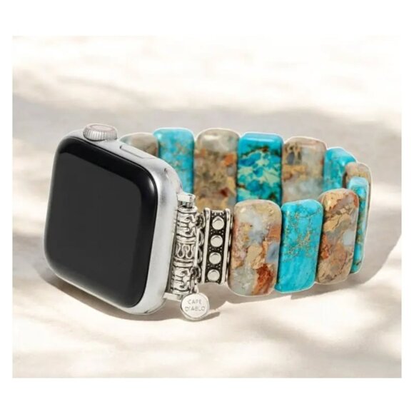 Cape Diablo Turquoise and Silver Watch - Picture 3 of 9